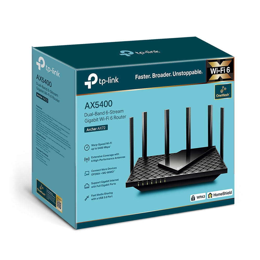 Router Wifi-6 Ax72 Archer Archer AX5400 TP-LINK