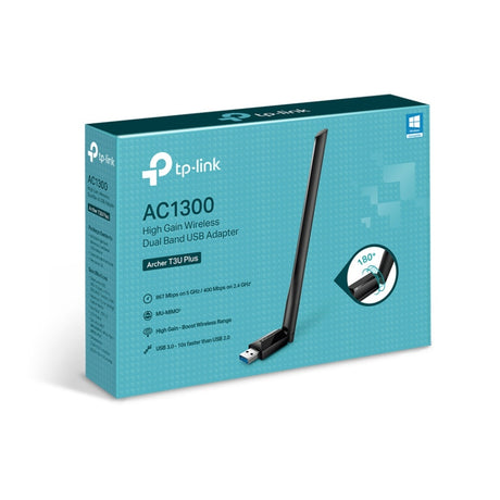 Adaptador USB archer T3U Plus AC1300 Tp-Link