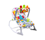 Silla mecedora con vibración y mosquitero 0-36m Bebesitos