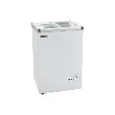12. Congelador exhibidor horizontal puerta corrediza blanco 100 litros Powerfik.webp