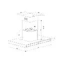QUADRATO.ISLA90-AC Campana quadrato isla 90cm (36) 110V acero Drija 2.webp