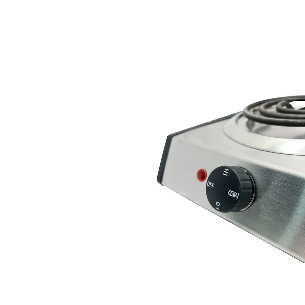 HT010 Cocinita eléctrica 2 hornillas acero inoxidable 2000W Home Tech3.webp