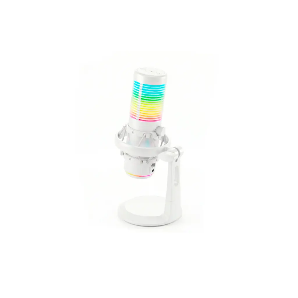 MIC-07WH Micrófono gaming USB con reducción de ruido Blast 60 blanco Marvo.webp
