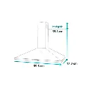 CM9013P0I Campana Decor 90cm 110V acero inoxidable Mabe 4.webp