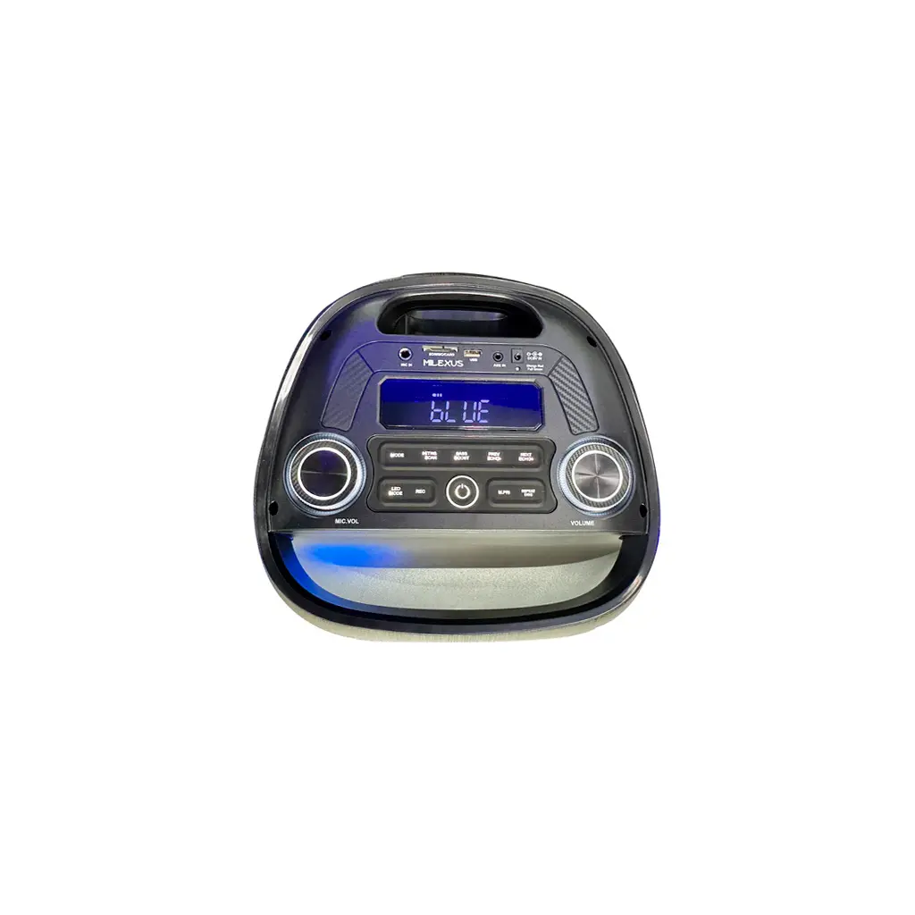 ML-SPK-152 Corneta recargable Profesional 8x2 con micrófono Milexus.webp