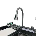 FLUSSO PRO 75 Fregadero Flusso Pro 75 1 tina + accesorios acero inox Vetrux ODOO 5.webp