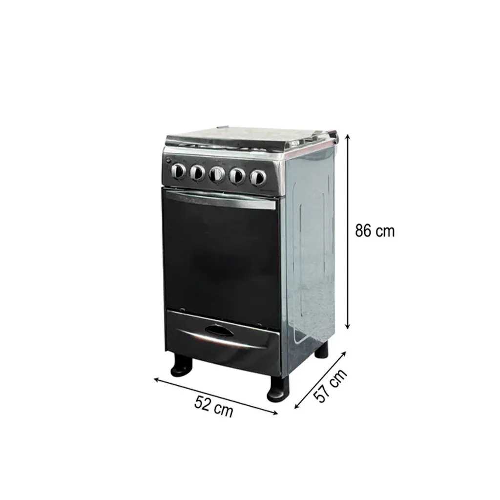 EF-6009GH(SS) Cocina a gas 20 de piso 4 hornillas acero inoxidable EF-60009GH(SS) Premier 5 (1).webp