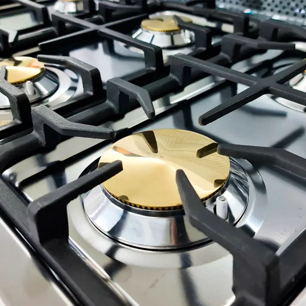 EF-6500GH(SS) Cocina a gas 30 de piso 6 hornillas chorno acero inox Premier.webp