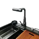 FLUSSO LITE 68 Fregadero Flusso Lite 68 1 tina + accesorios acero inox Vetrux 0.webp