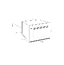 Horno para empotrar pacific air 76cm (30) eléctrico 220-240V Acero Drija.webp