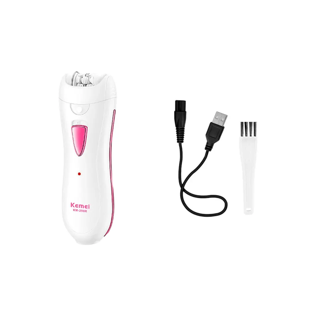 BMQ-KM-290R Depiladora eléctrica para mujer diseño alargado Kemei 2.webp