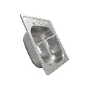 FG02 Fregadero una tina 480x480x150 acero inoxidable Faguax 1.1.webp
