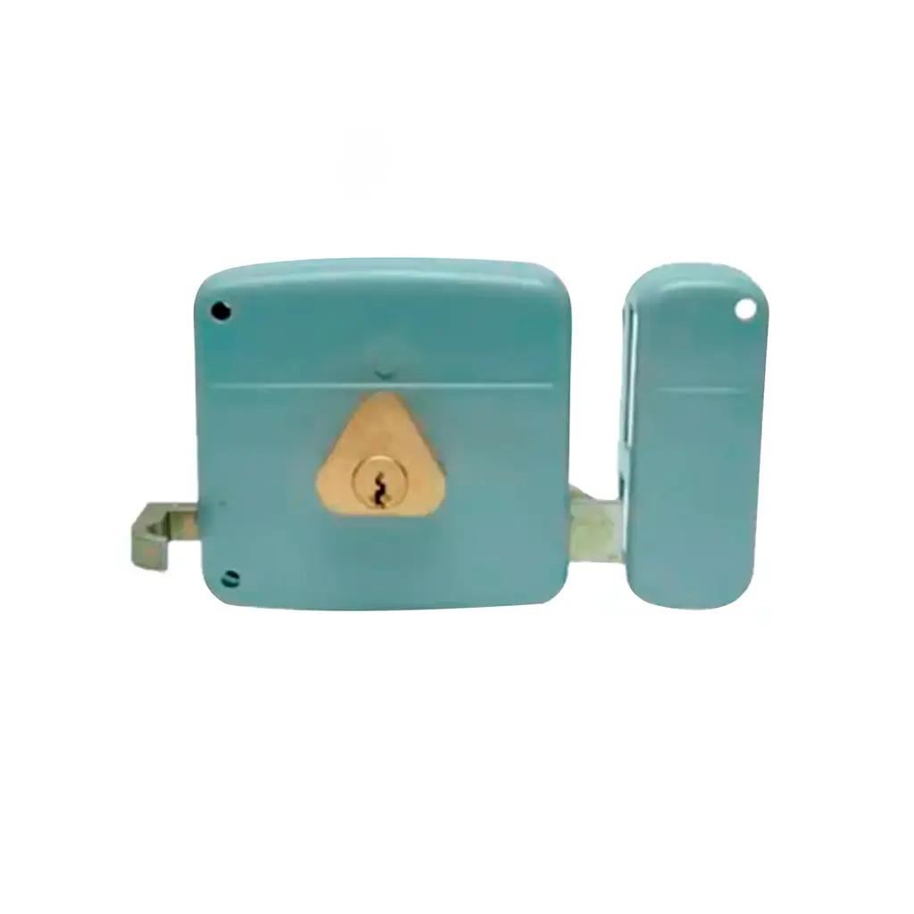 Cerradura de sobreponer mod.5000 50mm der. cilindro fijo blister gris Cisa