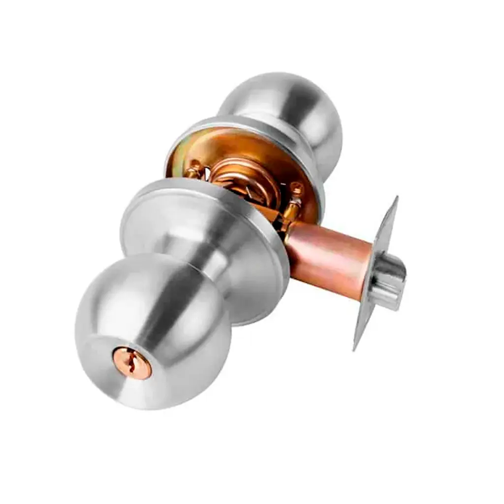 Cerradura pomo acero inoxidable satinado Tolsen