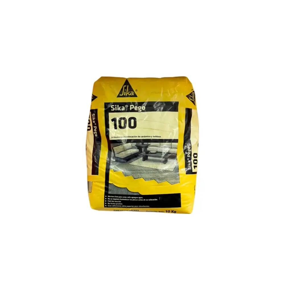 Sika pego 100 para ceramicas y baldosas 10kg Sika