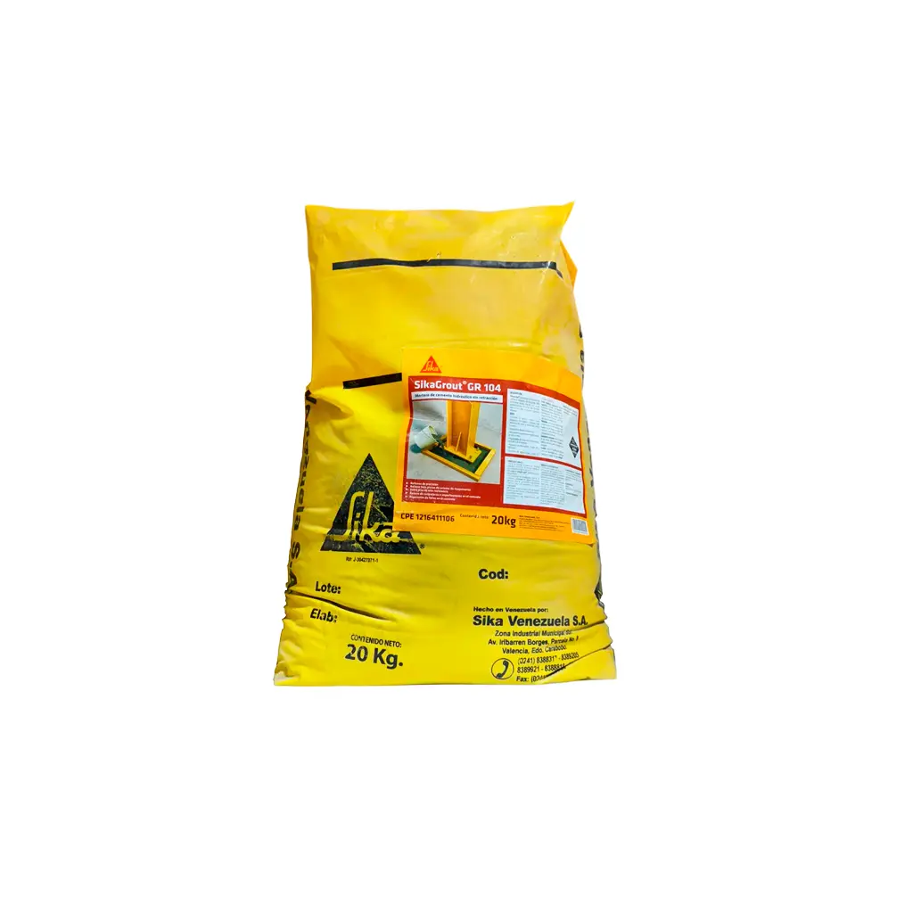 Sikalisto 22 mortero para reparaciones 20kg Sika