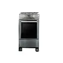 Cocina a gas 20" de piso 4h c/horno 500b acero  Nero
