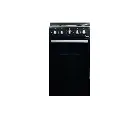 Cocina a gas 20" de piso 4 hornillas con horno negro Nero