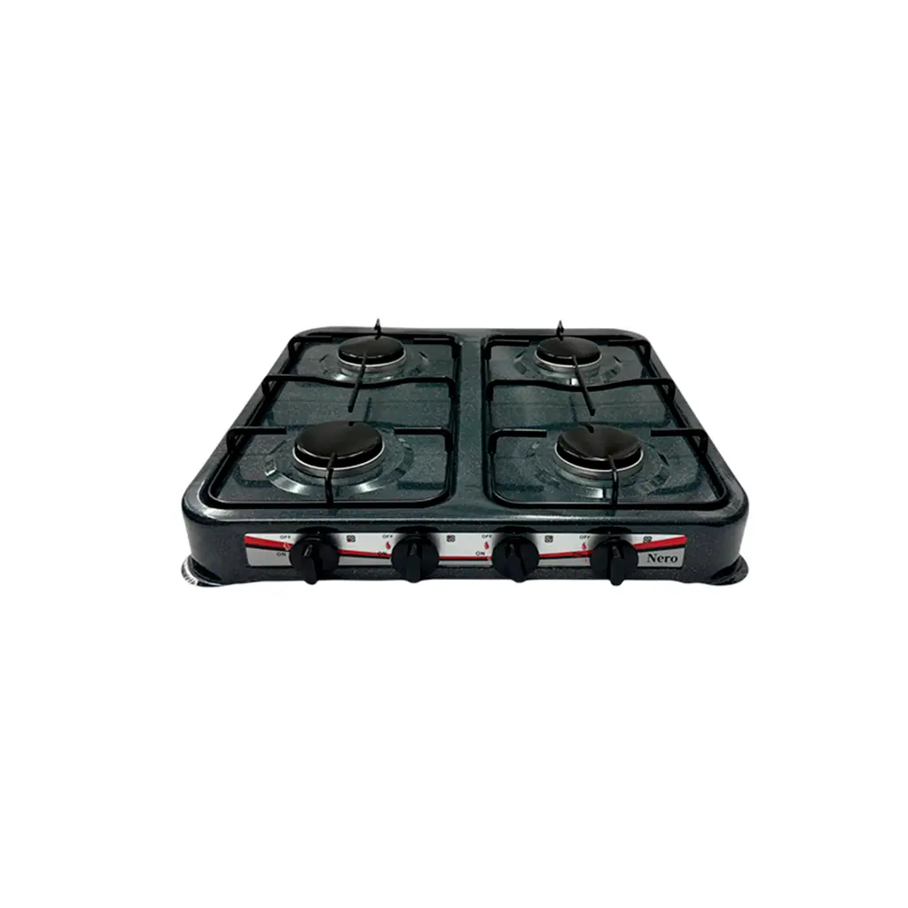 Cocinita a gas de mesa 4 hornillas gris Nero