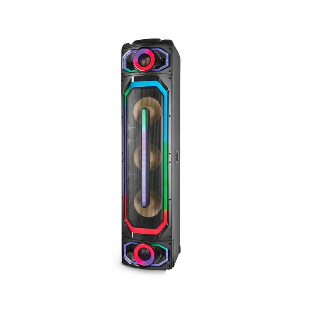 Corneta recargable 10" 100W subwoofer karaoke con micrófono  Sankey