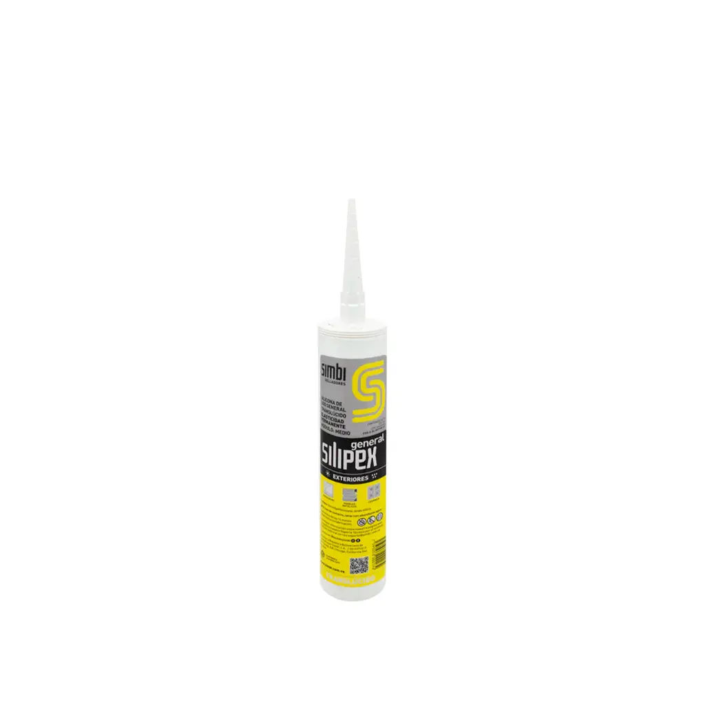 Sellador de silicon uso general translucido Silipex