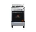 Cocina a gas 24" de piso 4 hornillas horno blanca SJ-24B4H Sj Electronics