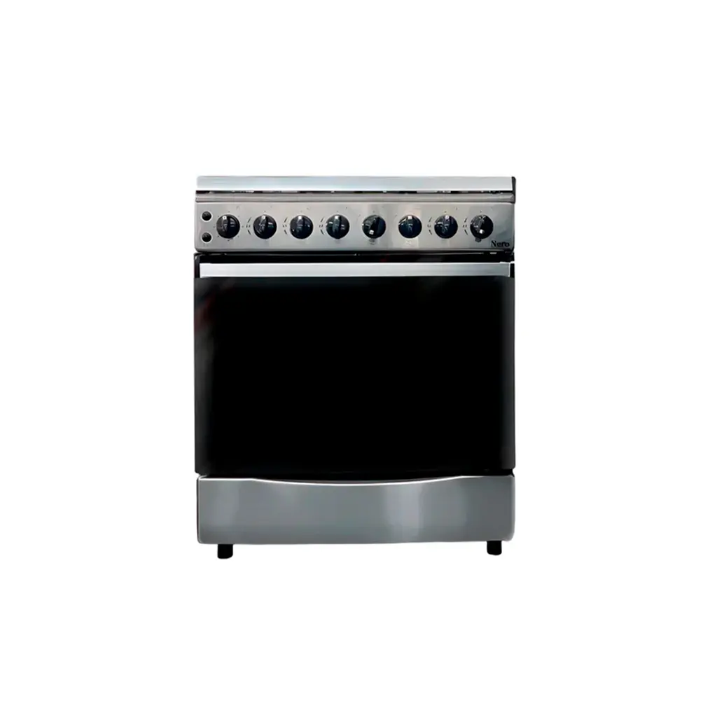 Cocina a gas 30" de piso 5h c/horno acero inox Vene Hogar