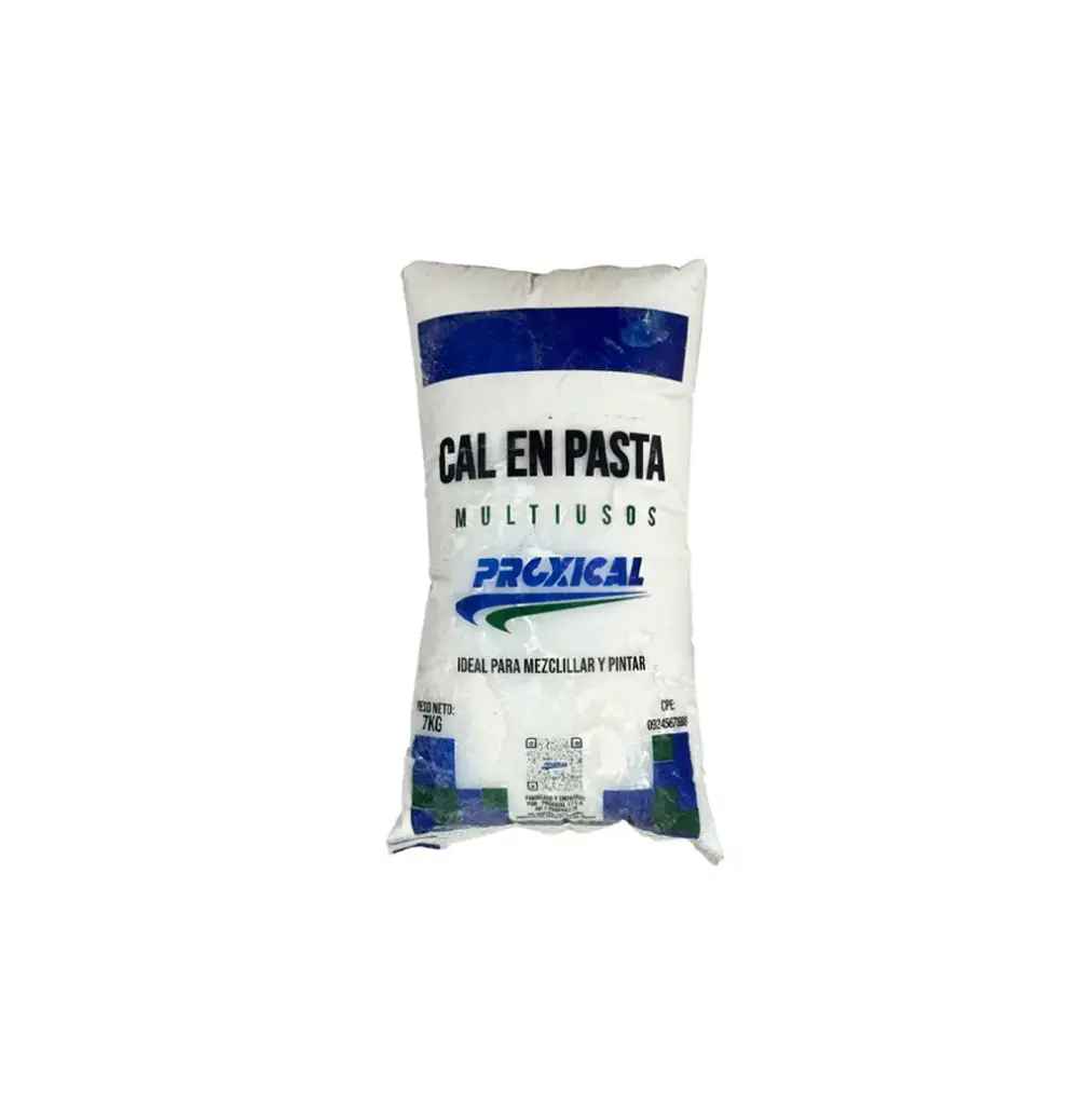 Bolsa de cal hidratada en pasta de 7kg Proxical