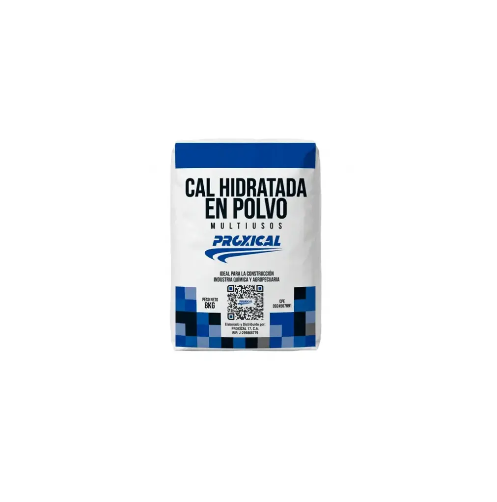 BOLSA DE CAL EN POLVO DE 8 KG PROXICAL