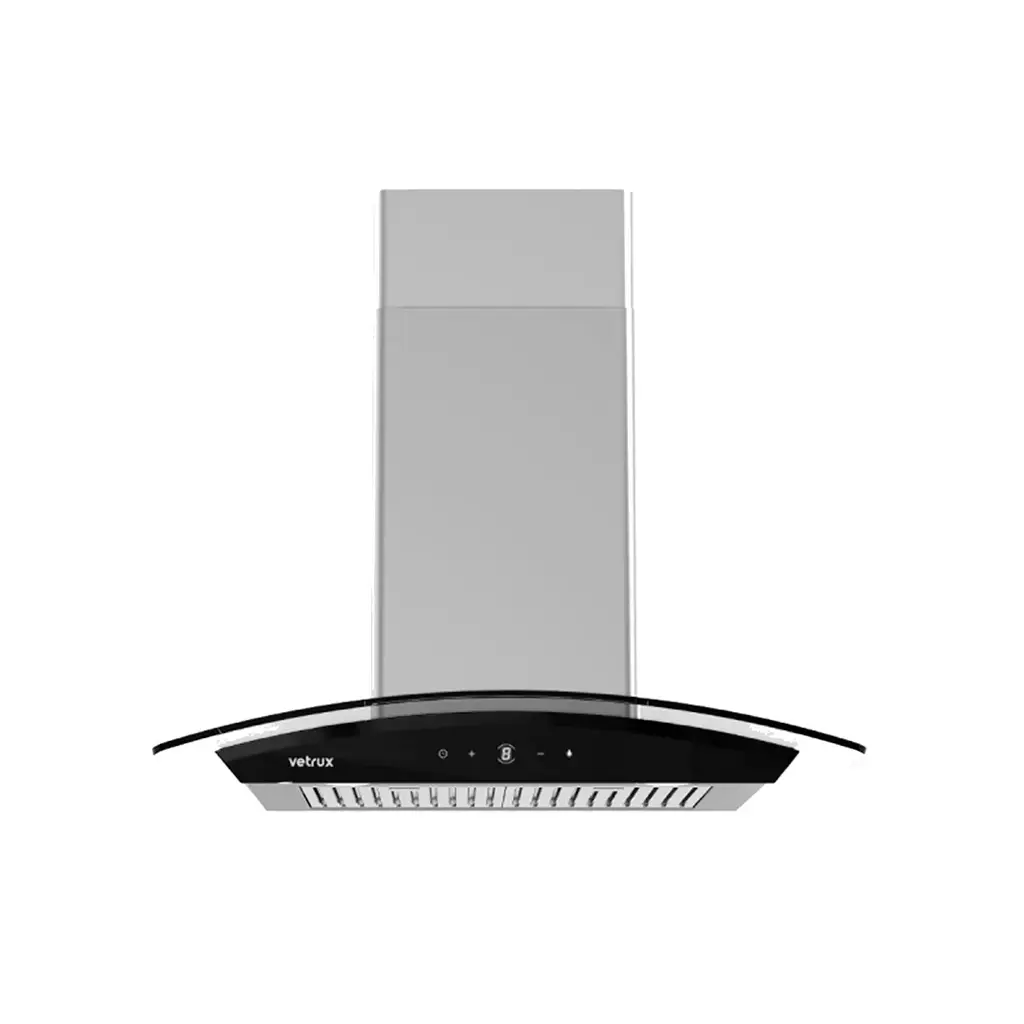 Campana Venti Touch 76 cm acero Vetrux