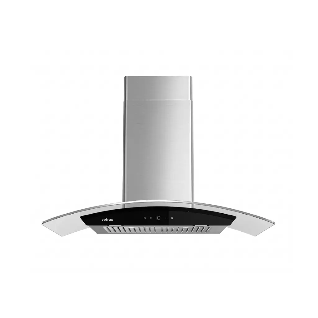 Campana Venti Touch 90 cm acero Vetrux
