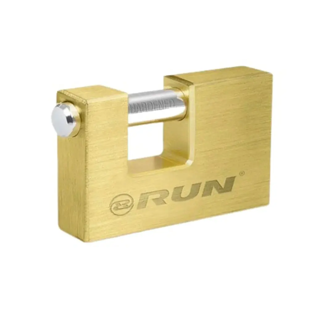 Candado anticizalla de bronce 70mm caja color Run