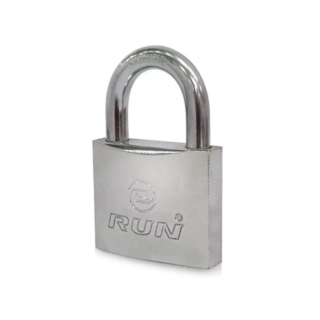 Candado de hierro cromado Run