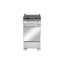 Cocina a gas piso 50cm 4 hornillas acero/inox Mabe