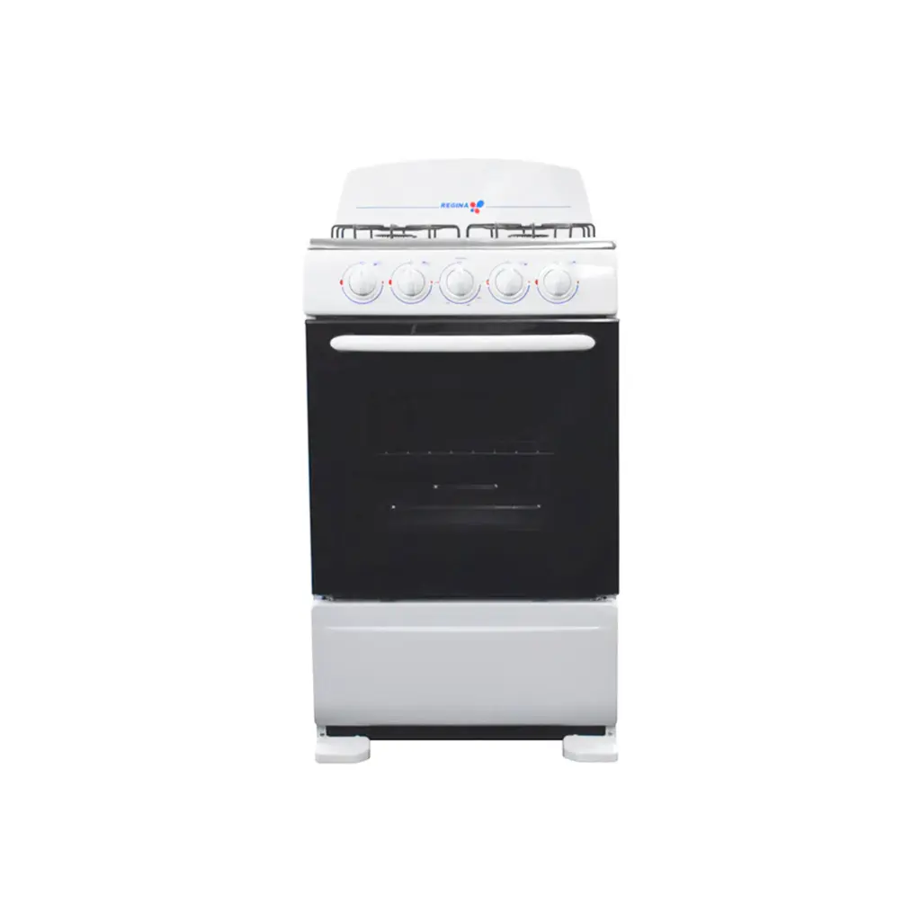 Cocina a gas 50cm 4 hornillas Blanca Regina