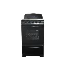 Cocina a gas 50cm 4 hornillas Negra Regina
