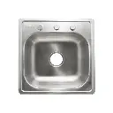 Fregadero una tina 480x480x150 acero inoxidable Faguax