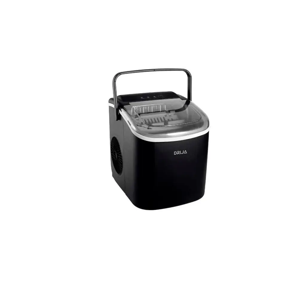 Fabricador de hielo 12kg-24horas negro Drija
