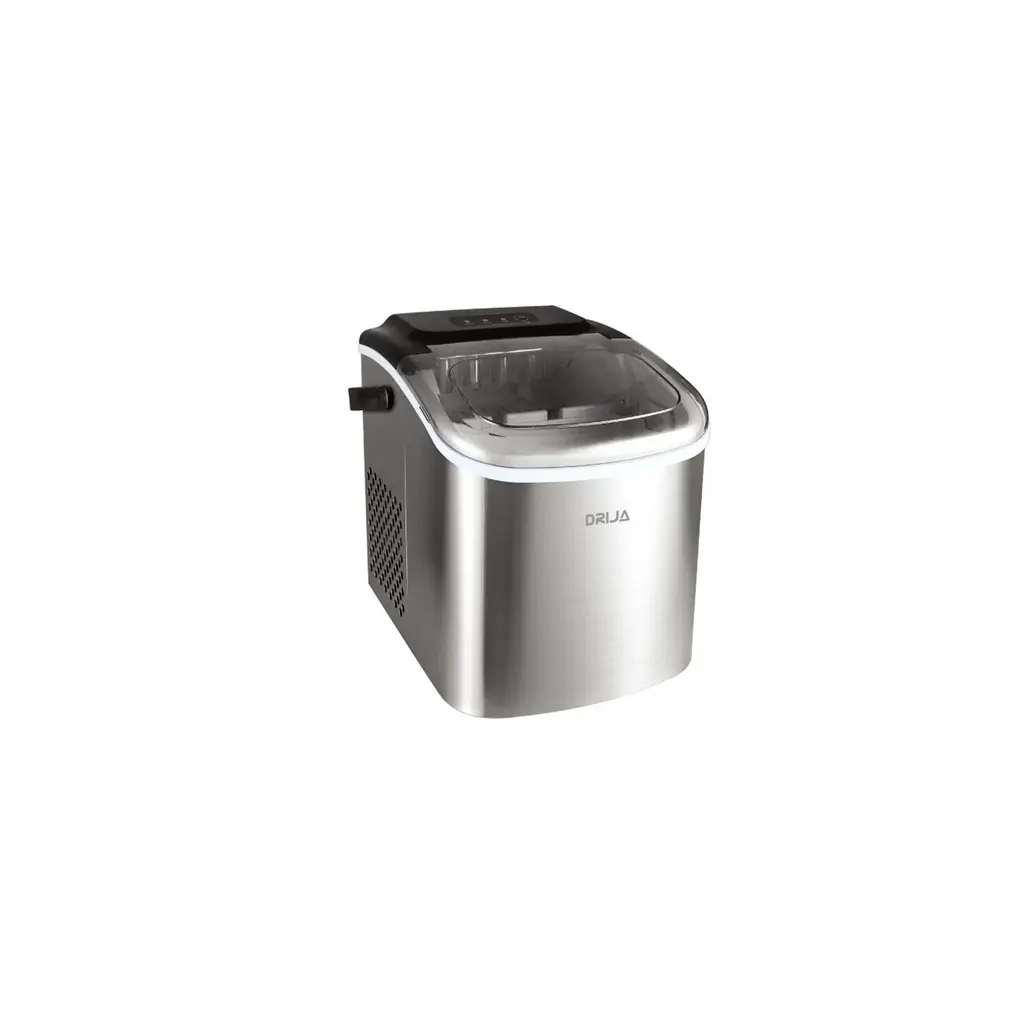 Fabricador de hielo 12kg-24 horas acero Drija