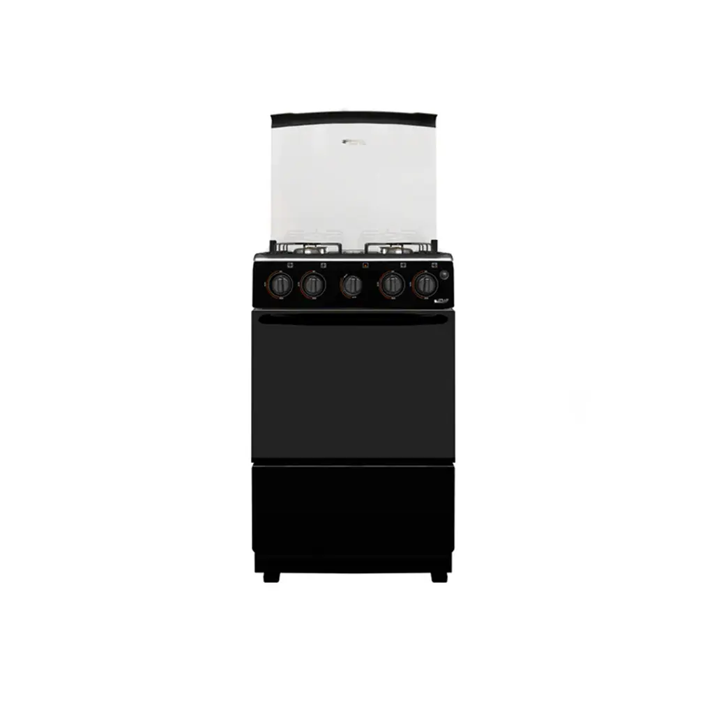 Cocina a gas 20" 4h encendido automático negro Gplus