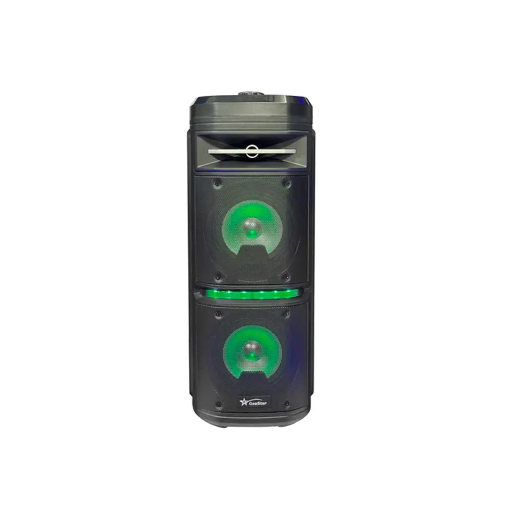 Corneta recargable 6.5" 30W con micrófono Geostar