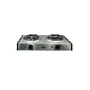 Cocinita eléctrica 2 hornillas acero inoxidable 2000W Home Tech
