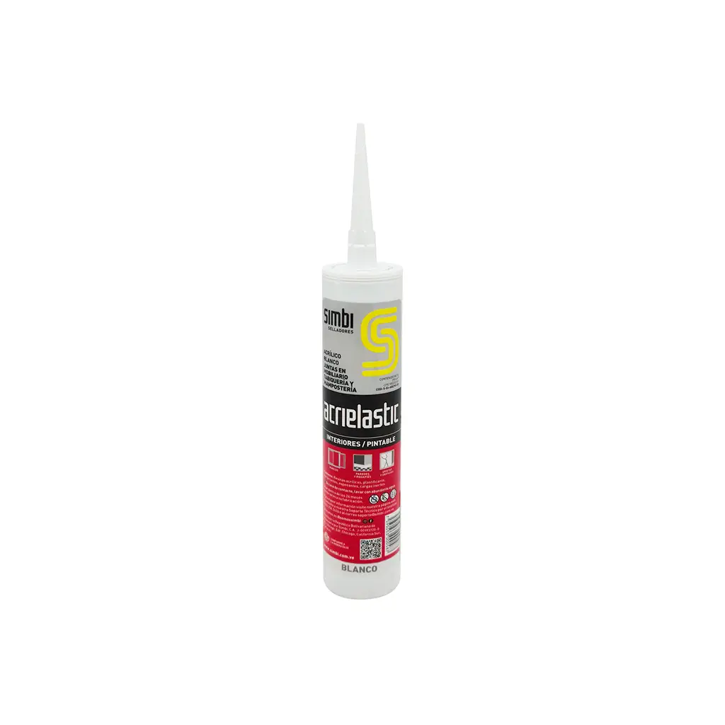 Sellador acrilico acrielastic blanco Simbi