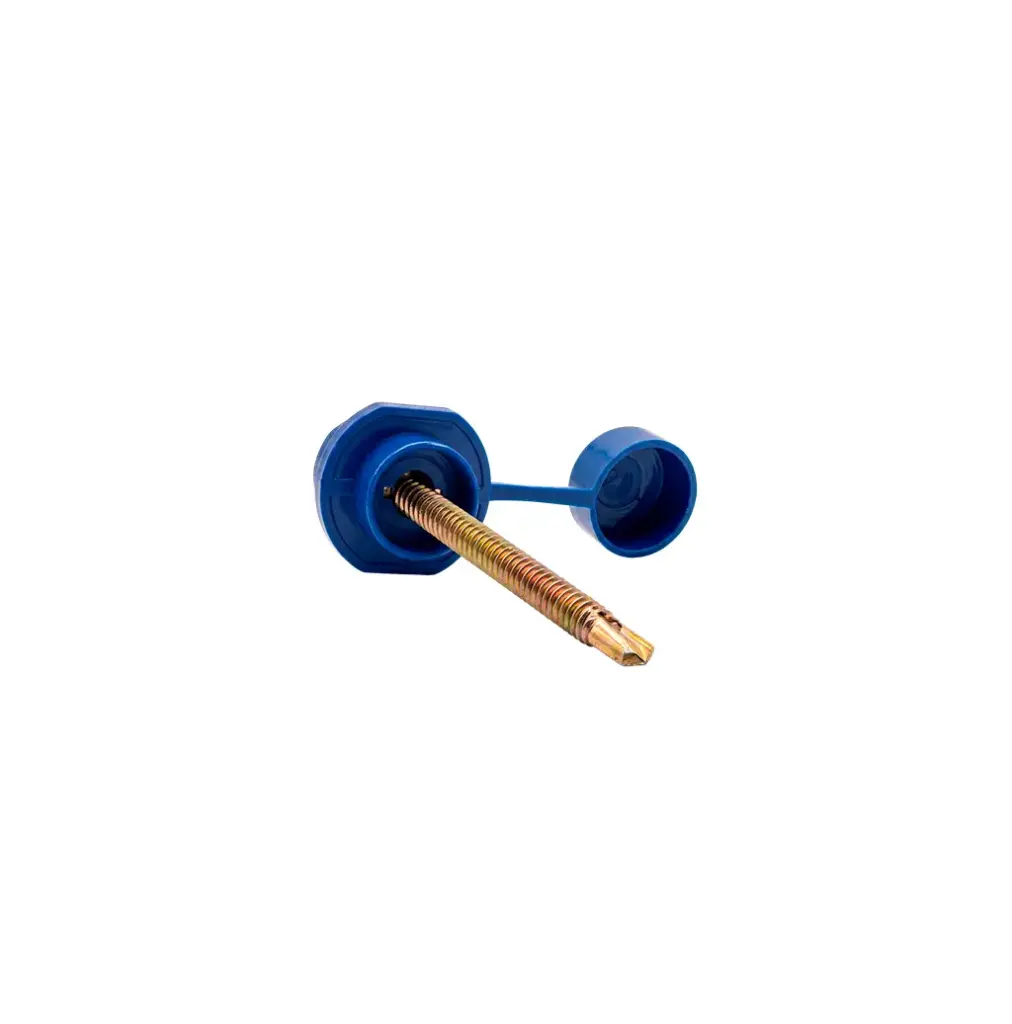 Juego de capuchón y tornillo para láminas de techo ASA/UPVC Mil Tejas Amanecers