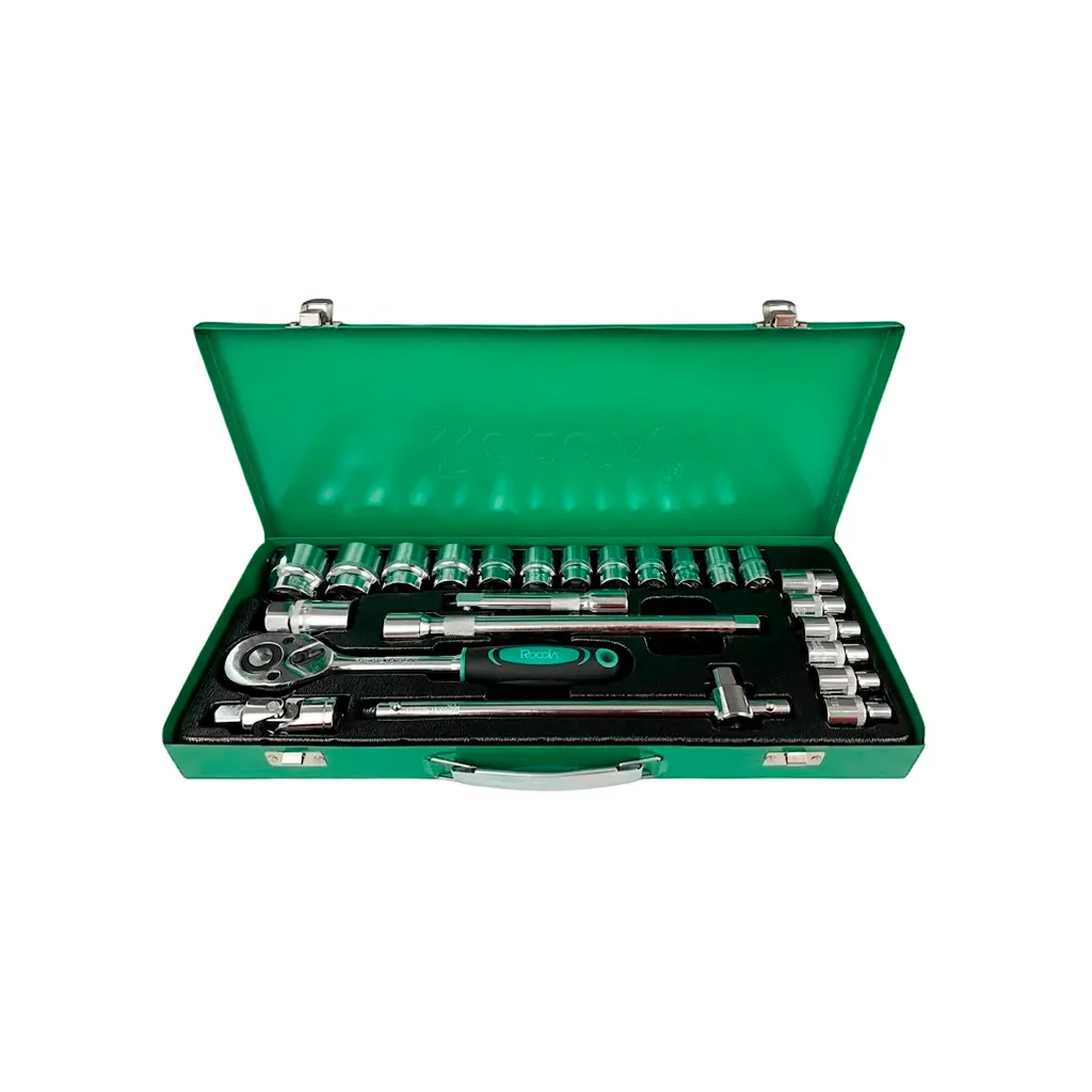 Juego 24 piezas 1/2" dados milimetrico RT1024a Roccia