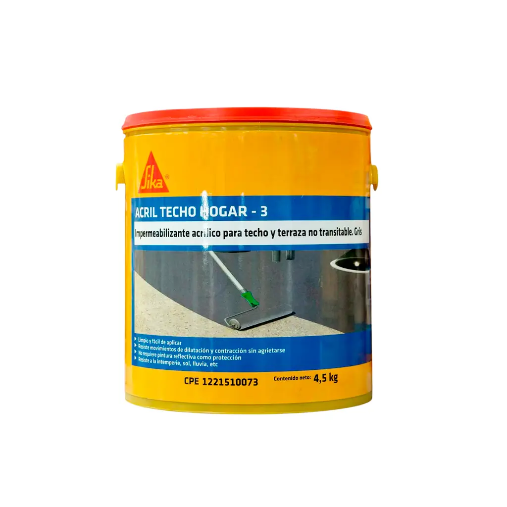 Impermeabilizante Acrilico Para techo y terraza Sika P