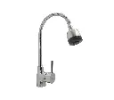 Grifería individual para fregadero monomando doble temperatura cuello flexible Wai  