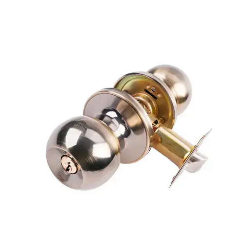Cerradura de hab/oficina pomo bronce Tolsen