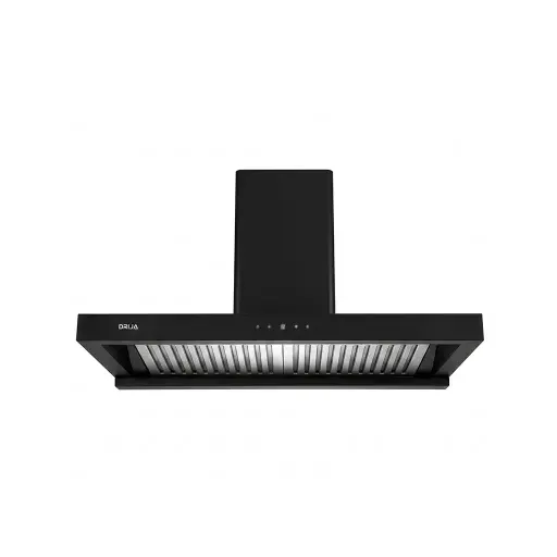 Campana Piramide 90 cm negra Drija