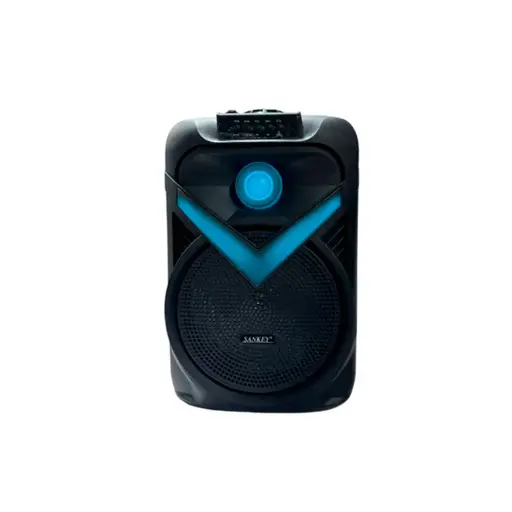 Corneta recargable 8" portatil 8W Karaoke PA8DCS504 Sankey
